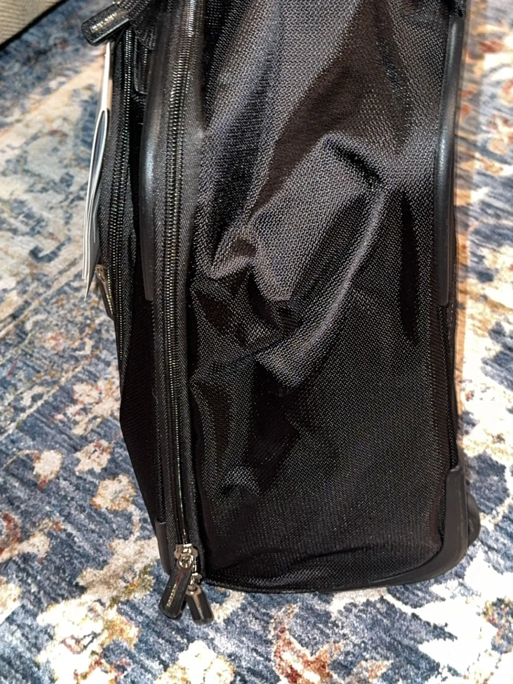 NWT DELSEY PARIS HELIUM FUSION BLACK TROLLEY TOTE LUGGAGE TRAVEL BAG